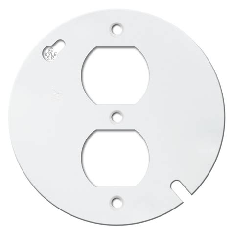 electrical box cover round 4 in|4 inch round outlet cover.